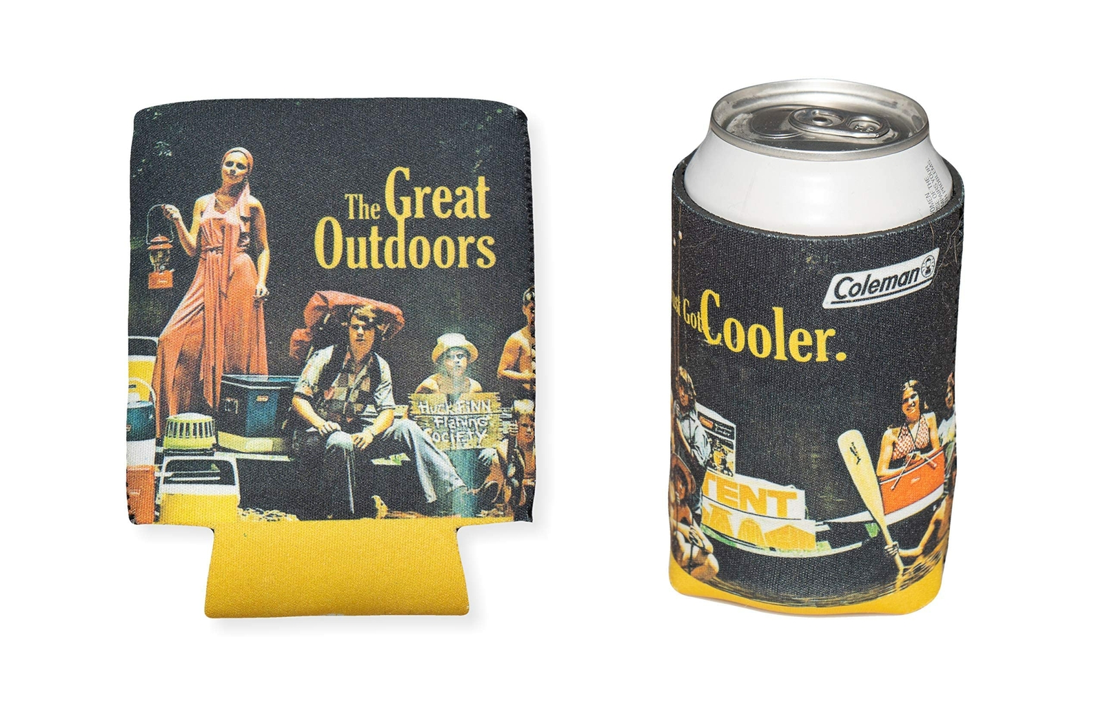 Vintage Coleman (4 Pack) Koozie Holders, Throwback Collection, Drink, Bottle
