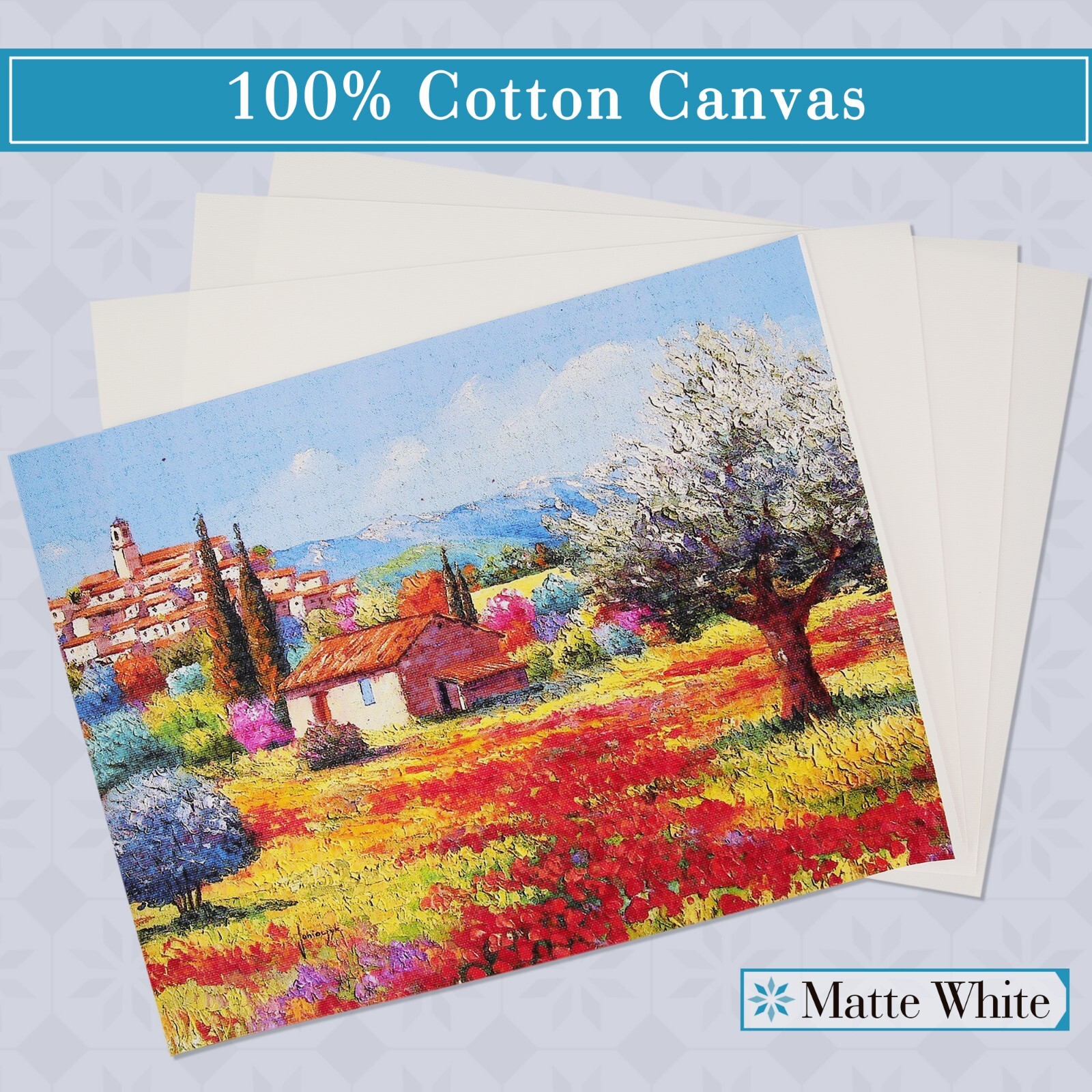 Koala Inkjet Canvas Paper 8.5x11 100% Cotton Matte Photo Paper 350g 22Mil Thick