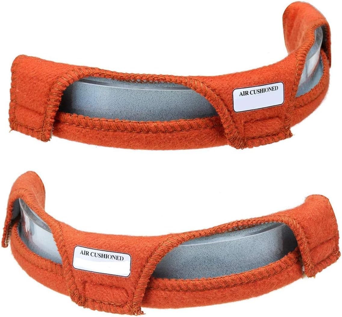 KCHEX 2Pcs Hard Hat Helmet FR Sweatsopad Air Cushioned One Size, Orange