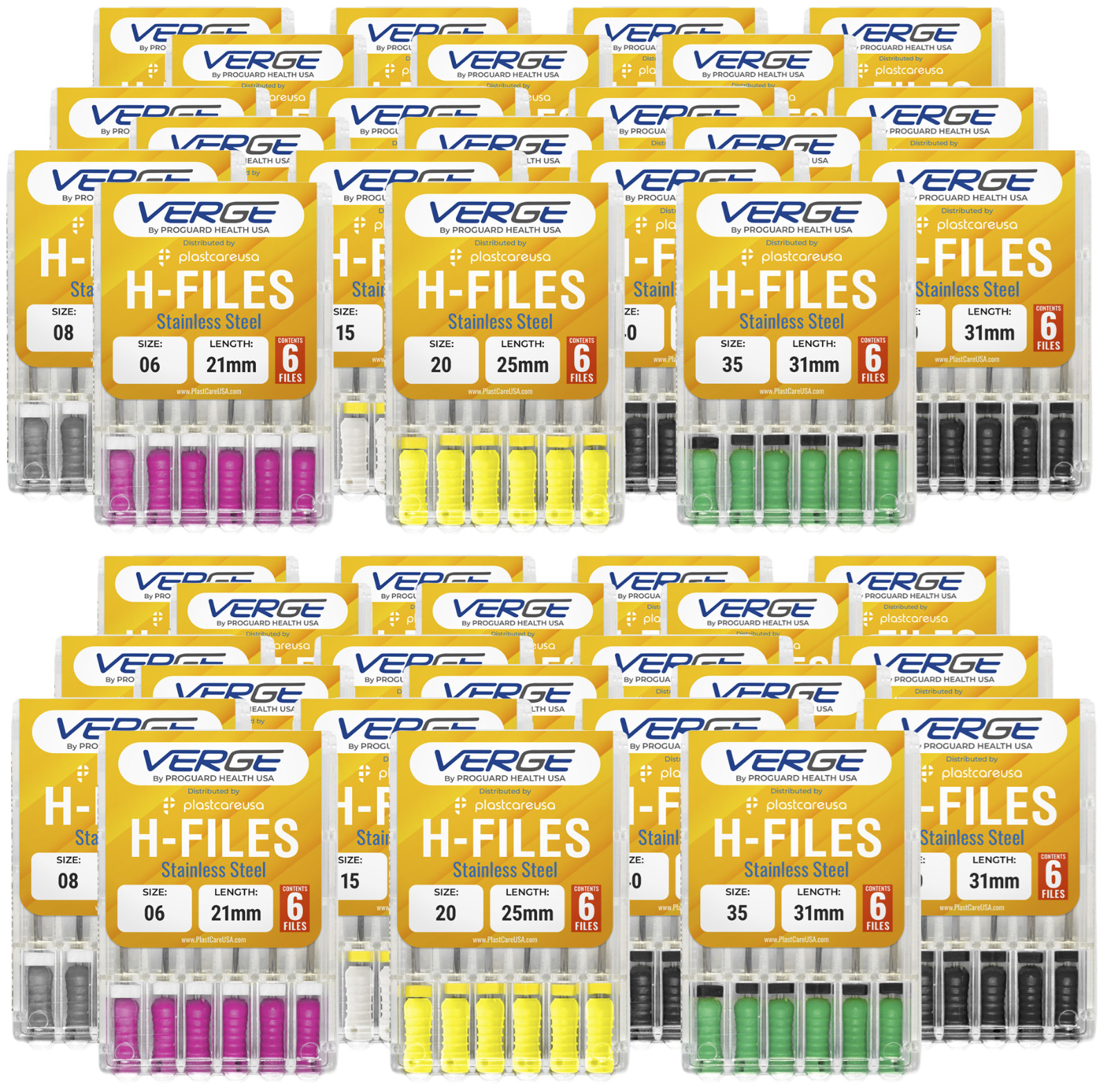 25mm Endodontic H Files H File Hedstrom Stainless Steel, Endo Dental Rotary