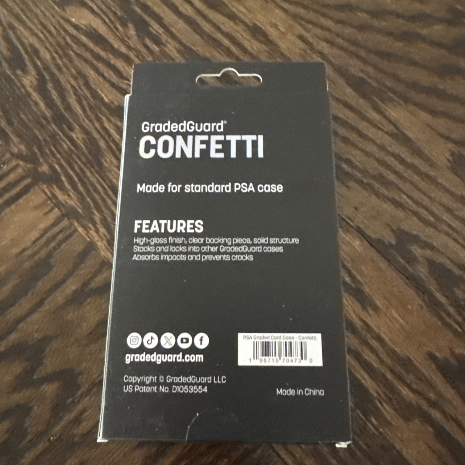 GradedGuard PSA Graded Case Guard Protector Confetti Limited Edition