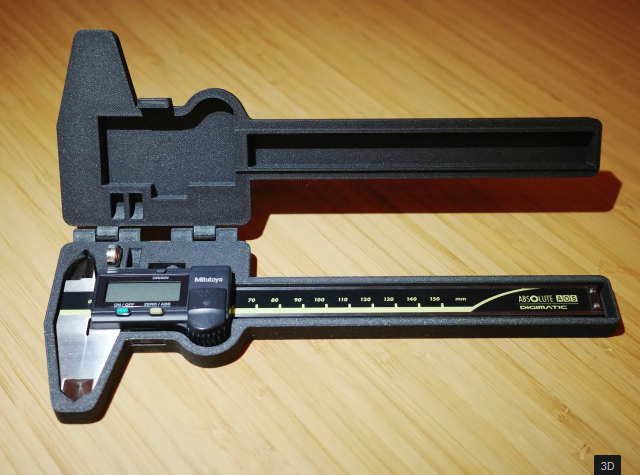 Digital Caliper Case for Mitutoyo 6 Inch Caliper With No Thumb Wheel CASE ONLY