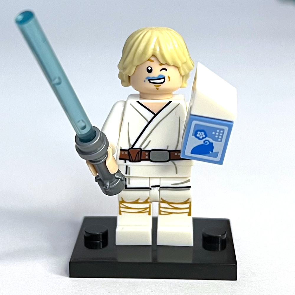 Luke Skywalker with Blue Milk Custom Minifigure - SW1198