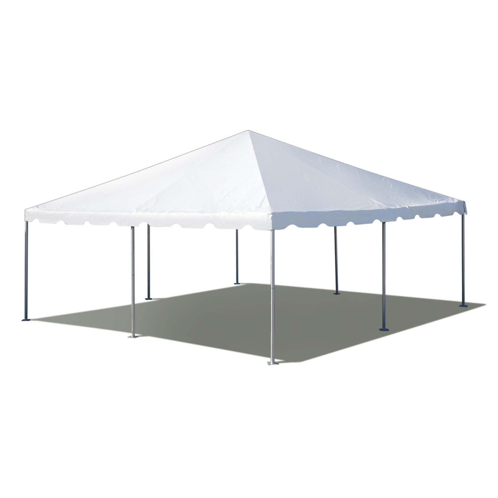 Commercial Frame Tent 20x20 White PVC Vinyl Canopy Waterproof Event Party Gazebo