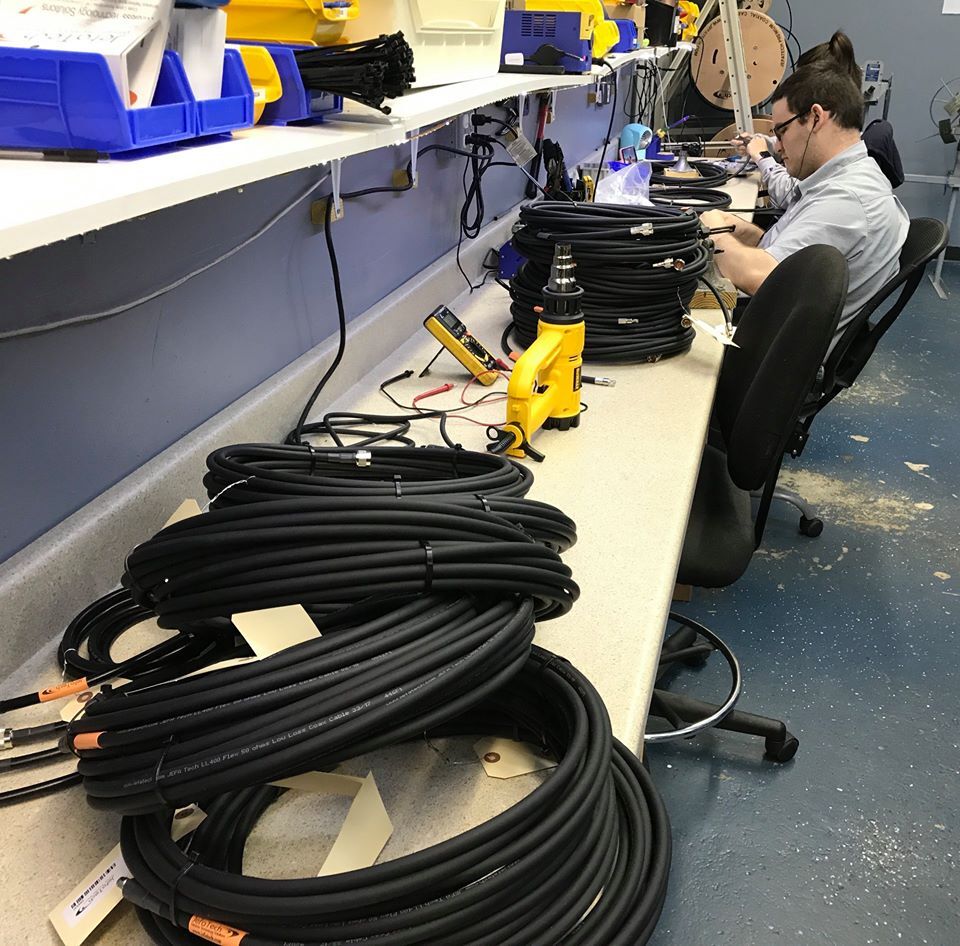 JEFA Tech RG-8X RG8X Coax Cable PL-259 UHF Male Ham Radio Low Loss lot USA