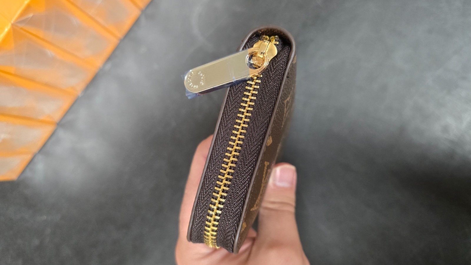 Louis Vuitton Monogram Zippy Zip Around Long Wallet Brown