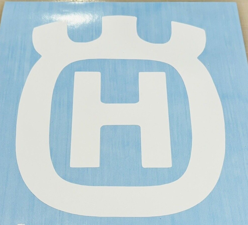 Husqvarna Vinyl Decal (NO TEXT) Many Sizes & Colors - FREE Ship Buy 2 Get 1 FREE