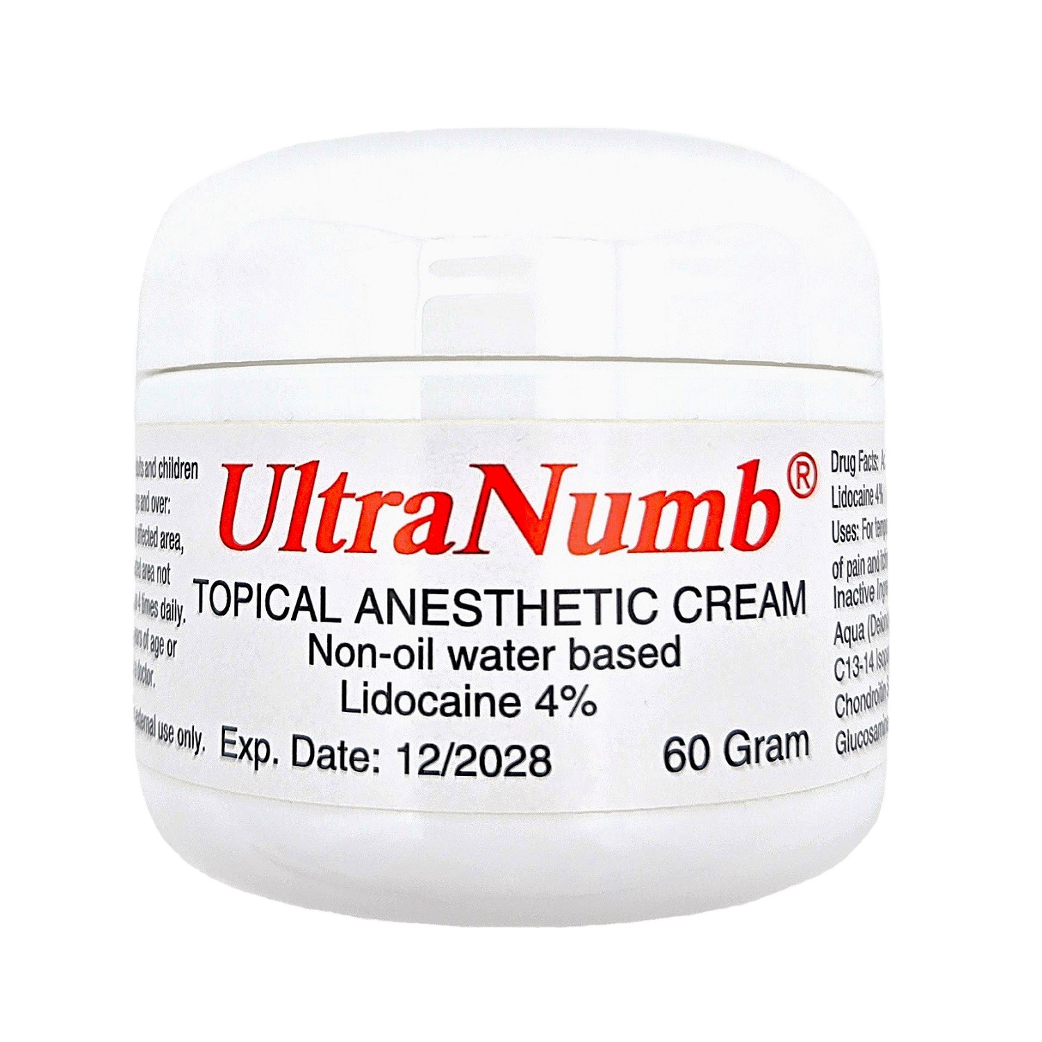 ULTRA NUMB 60g Skin Numbing Cream Painless Tattooing Waxing Piercing Laser