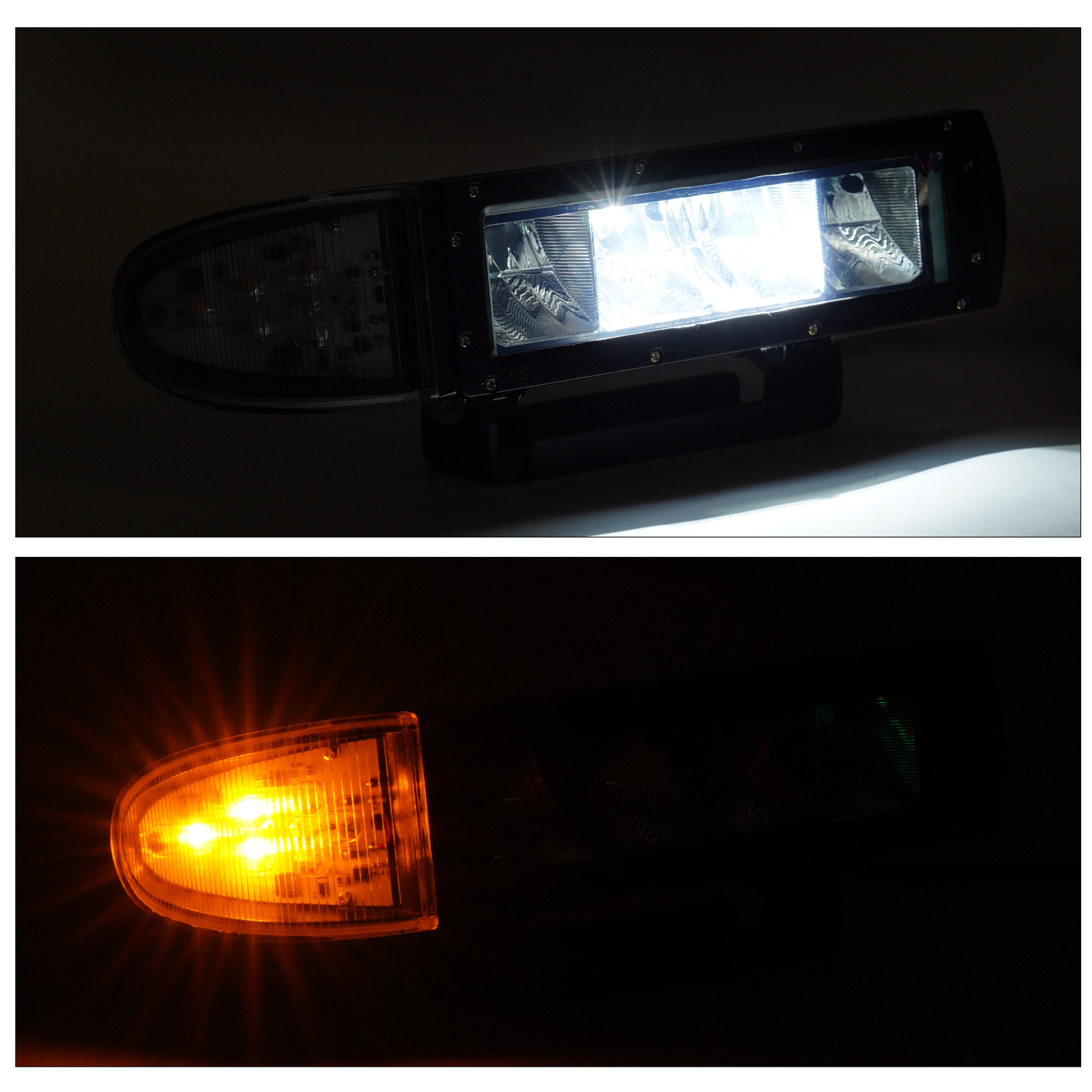 2PCS Headlight Heated LED Plow Lights Universal Replace For 1312100