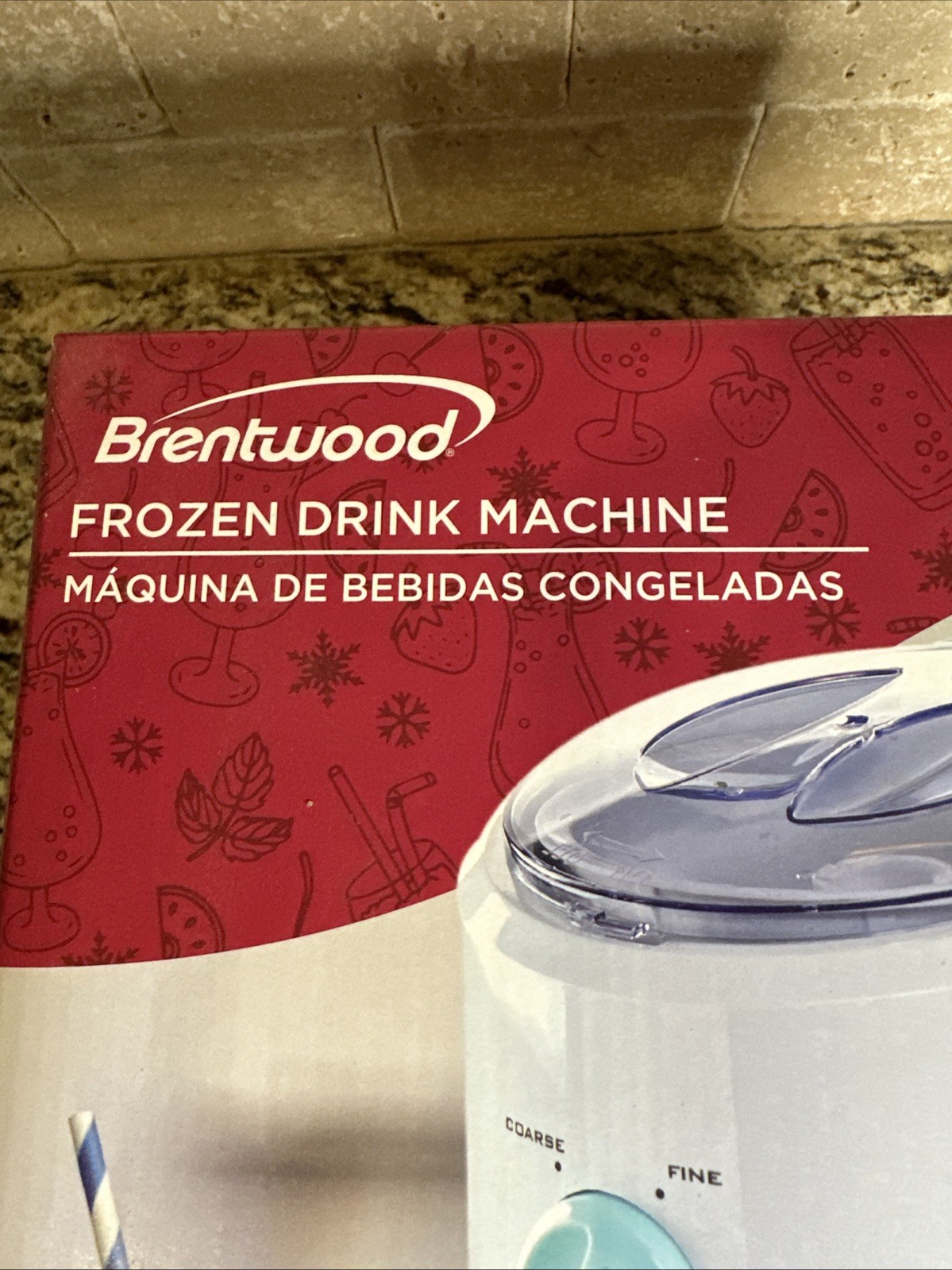 Brentwood TS-1425BL Frozen Drink Machine 45 Watt Baby Blue New