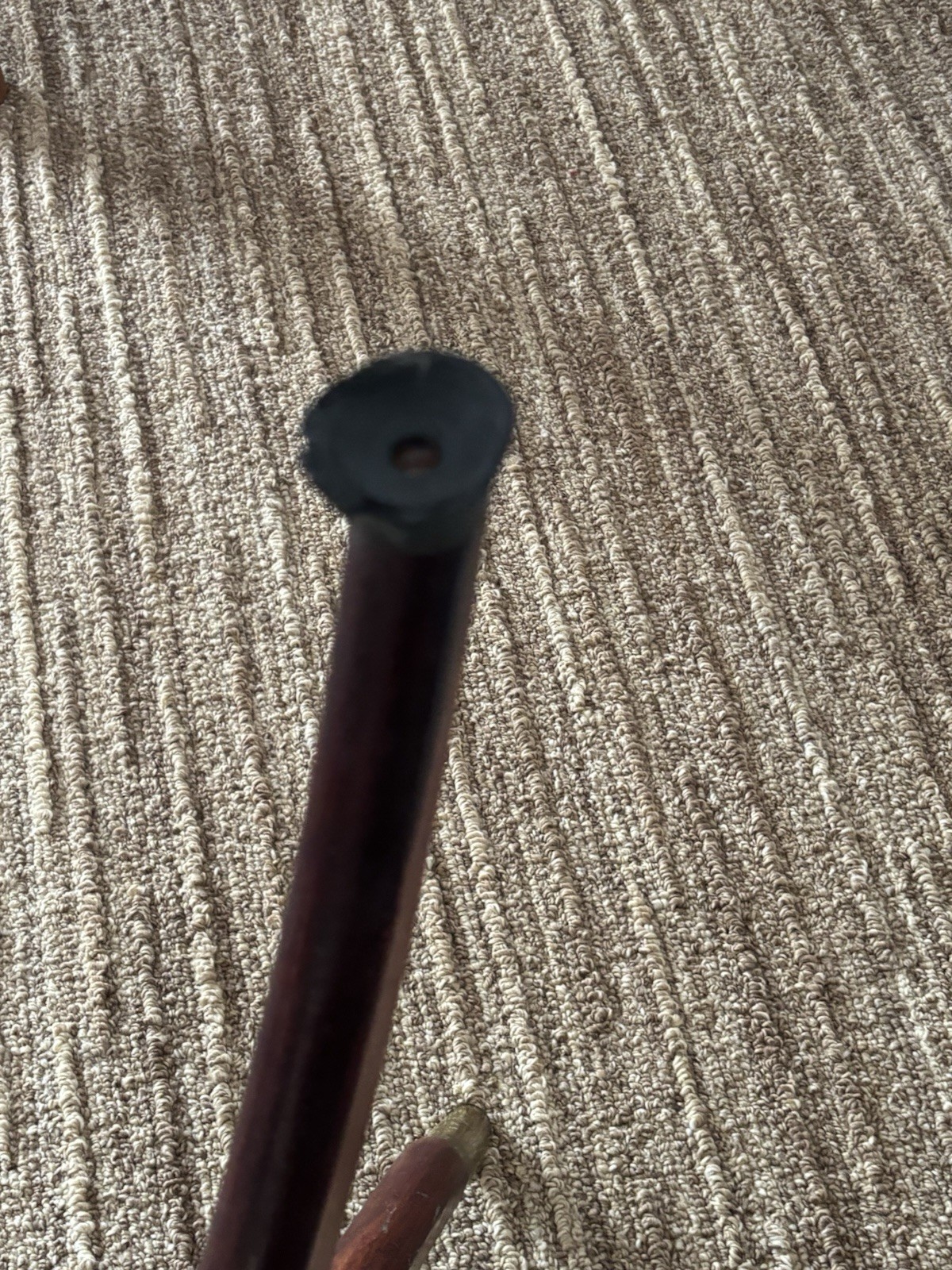 VTG Mid-Century Modern Spider Leg Tray Table Folding Base Brass Tips No Tray MCM