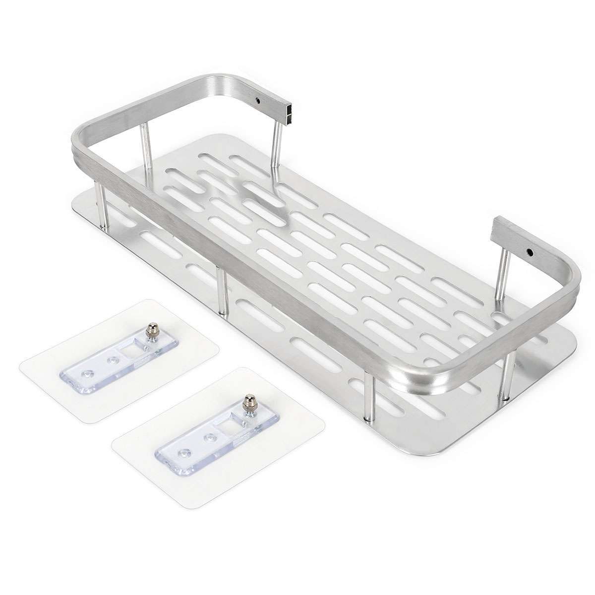 Wall Mount Bathroom Shower Caddy Shelf Rack Storage Basket for Shampoo Soap USA