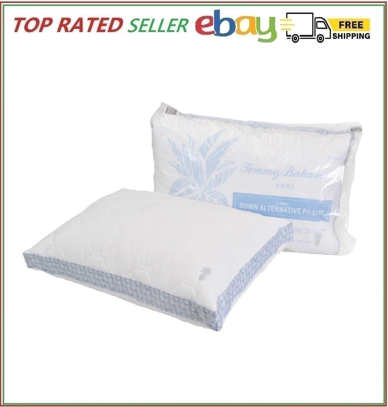 Tommy Bahama Quilted Pillow 2-pack