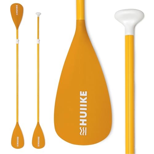 Paddle Board Paddle 2-in-1 Aluminum Sup Paddleboard Oar & Kayak Orange