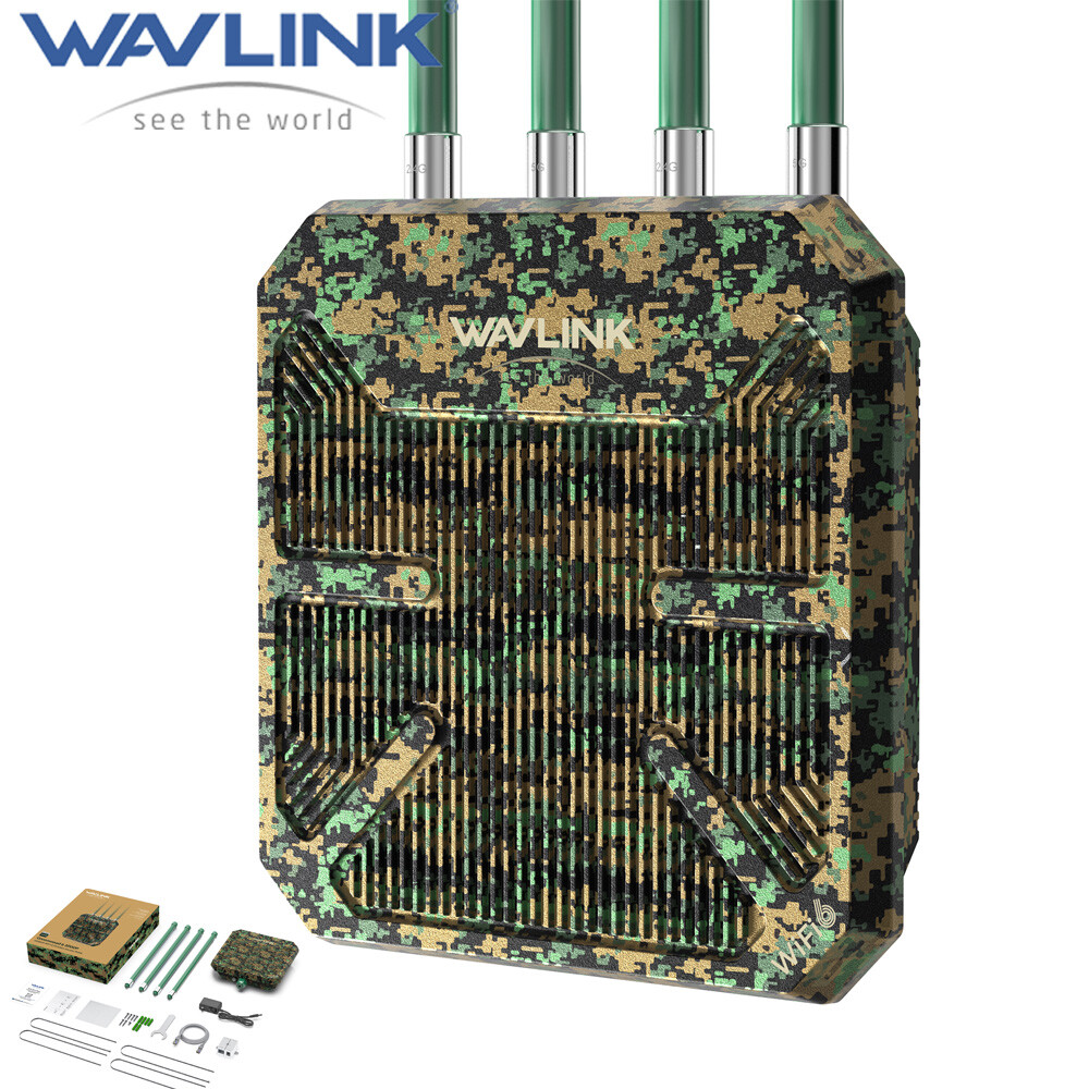WAVLINK WiFi 6 Extender Outdoor Router AX3000 5G Dual Band Long Range up to 300m