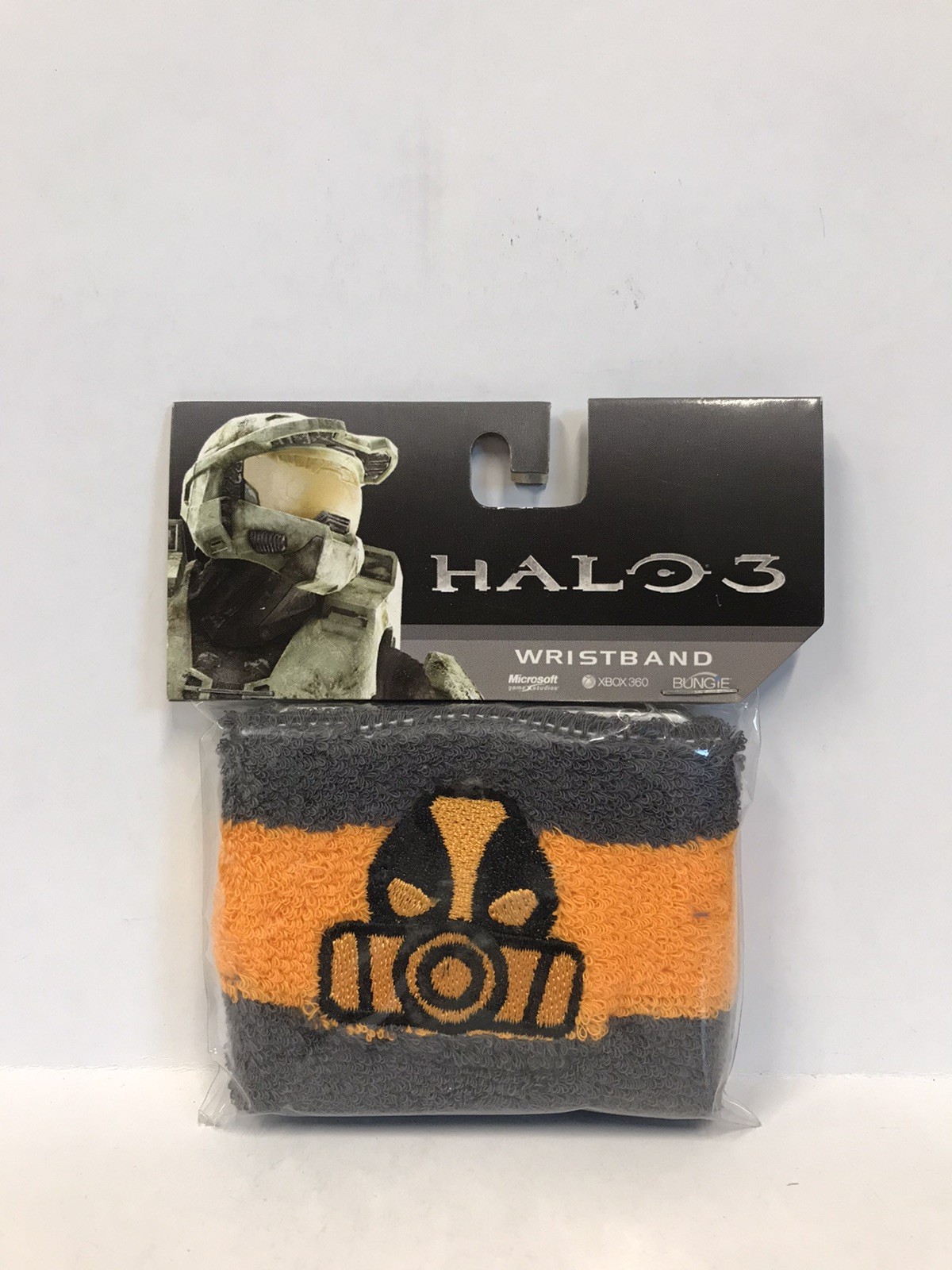 Sweatband Wristband - Halo 3 ODST - Gray/Orange Logo Sweat Wrist Band NEW