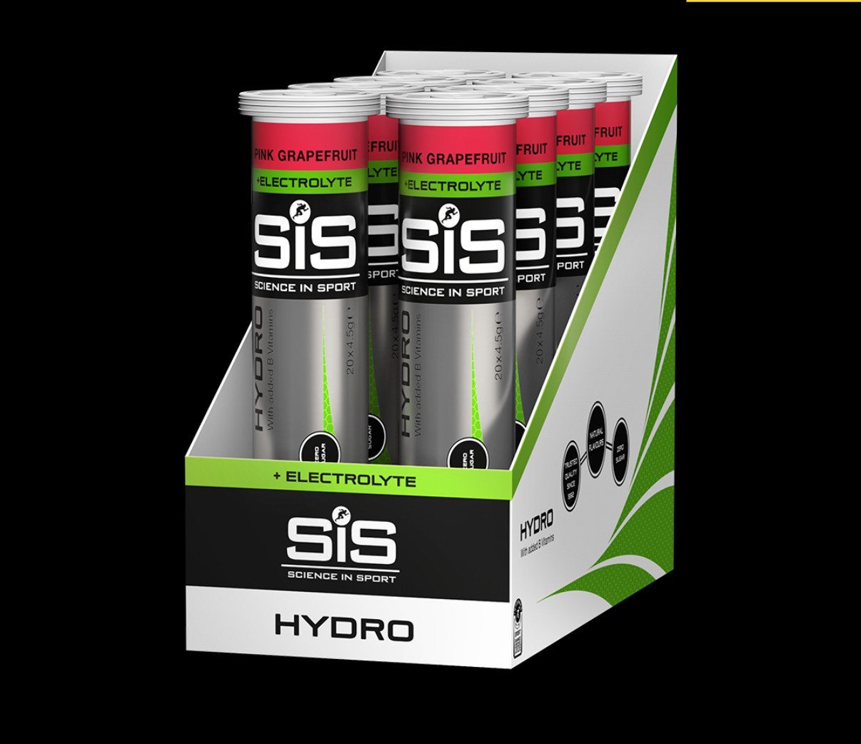 Science In Sport SIS GO Hydro Tablet 8-Packs (20 Tablets x8) - Pink Grapefruit