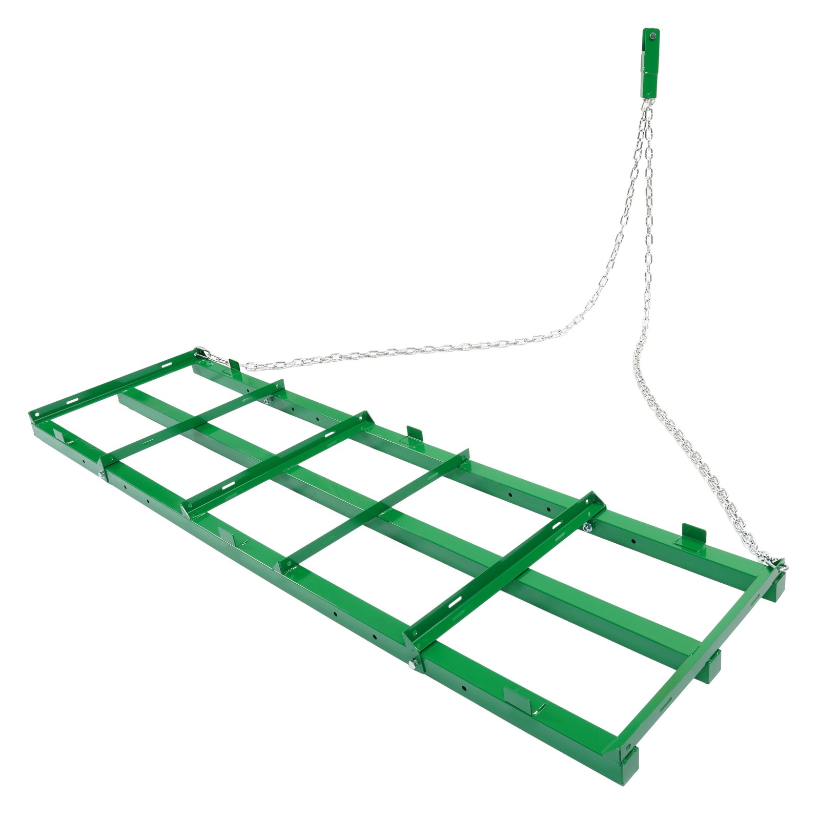 6 FT Yard Drag Harrow Grader Rake w/ 4 FT Chain For universal ATV/UTV/Tractor