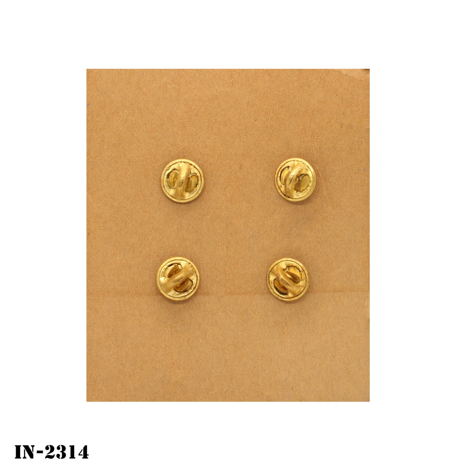 Collar Device Rank Pins Lieutenant General ~ 3 Gold Stars on a Bar ~ Small ~ NEW