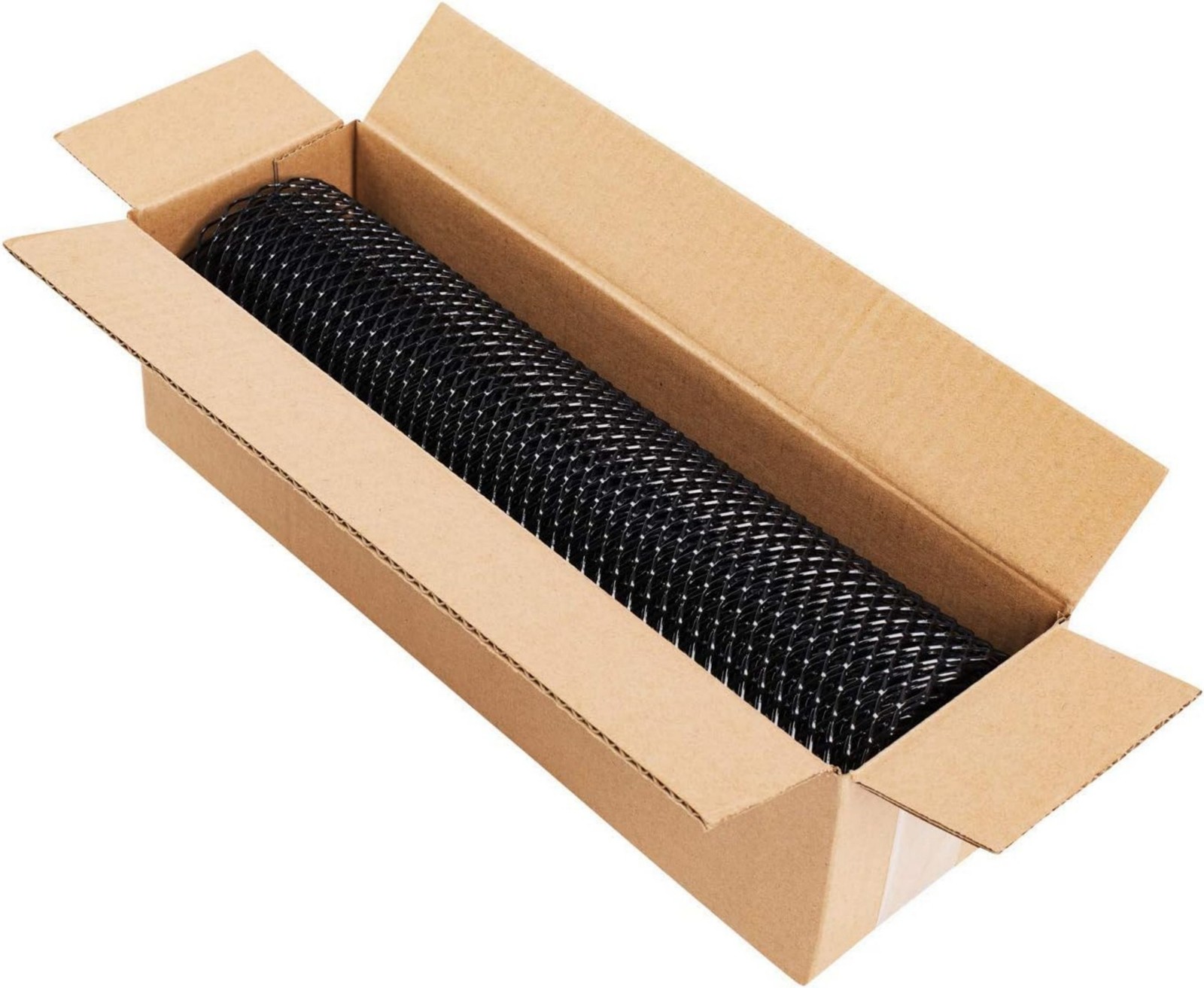 Universal Car Grill Mesh 40" x 13", Black-Painted 3 x 6mm Rhombic Hole black