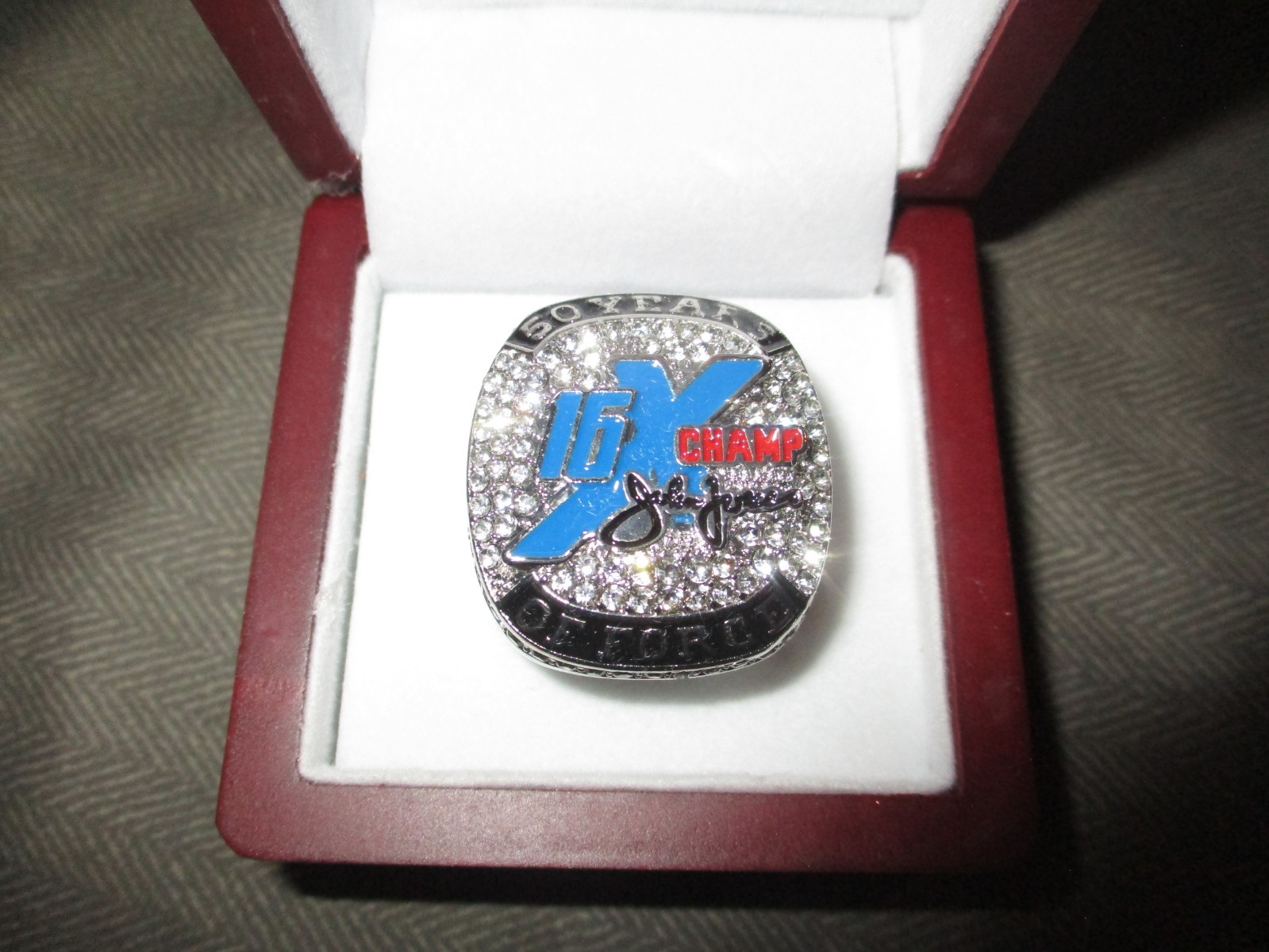 NEW 2026 50 YEARS OF JOHN FORCE 16 TIME WORLD CHAMPION COLLECTIBLE RING