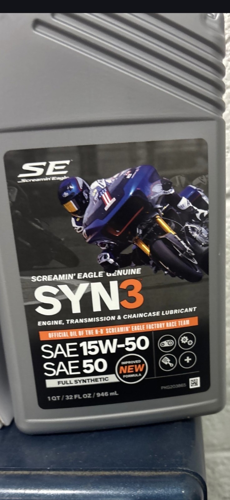 SYN3 15W-50 Harley Davidson Touring King Glide Screamin Eagle Full Synthetic