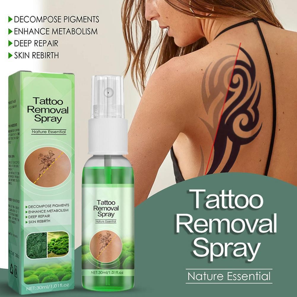 Quick Tattoo Removal Cream Natural Safe Pigment Permanent RemoverSpray J6R1