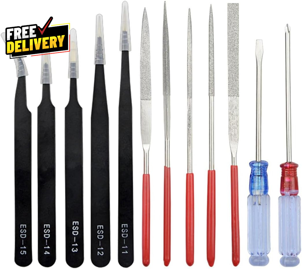 33 PCS Professional Model Tools Kit Hobby Craft Building Repair Set for Model