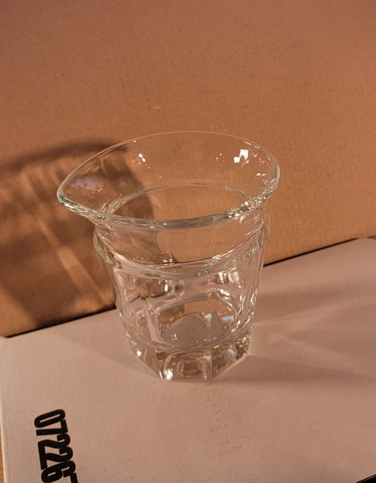 Lot 6 Starbucks Bormioli Espresso Shot Glass 5 1/4 oz 011109914 Pour Spout Wide