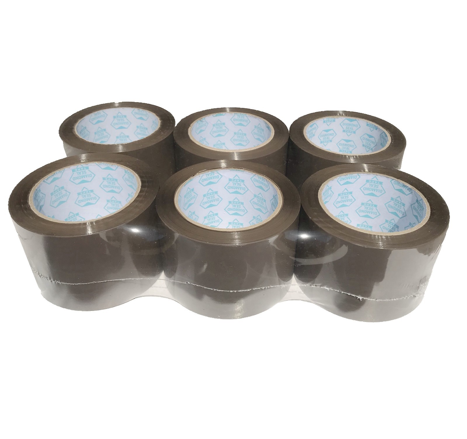 36 Rolls Brown/ Tan Packing Shipping Carton Sealing Rolls Tape - 2" x 110Yards