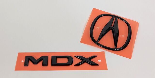 Genuine Acura Rear Emblem Kit (MDX) & (A) Gloss Black Paint (08F20-TYA-200E)