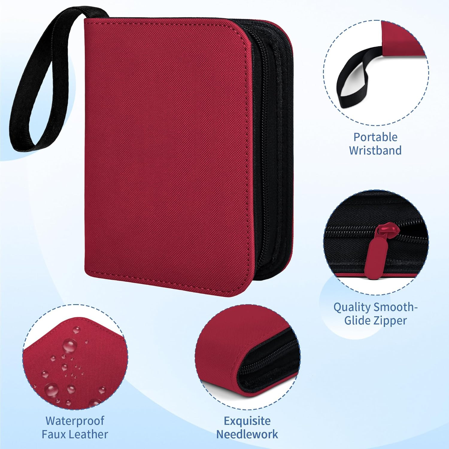 1 Pocket Toploader Binder 40 Pockets One Pocket Mini Trading Card Album,Diamond