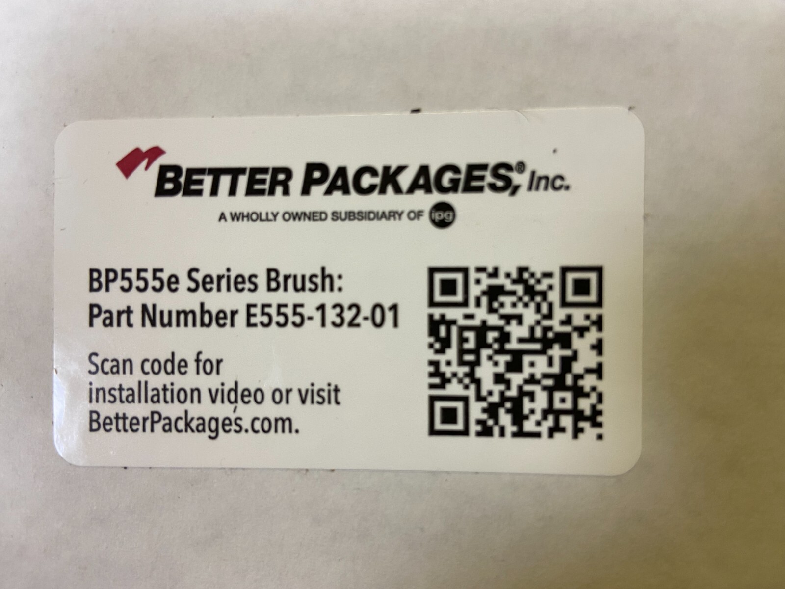 BETTER PACK REPLACEMENT PARTS WATER BRUSHES 555ES E55513201