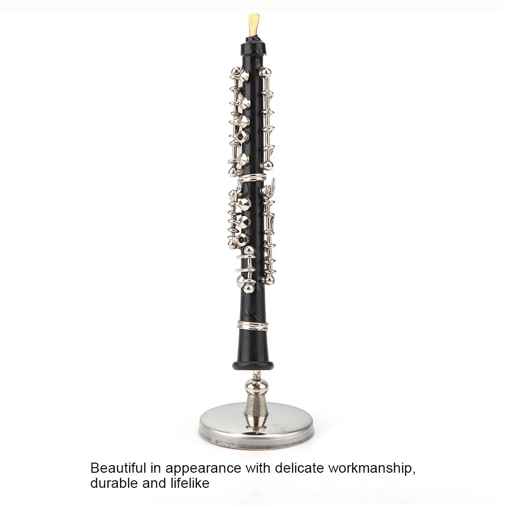 Mini Oboe Model Elegant Ornament For Music Lovers Easy To Use