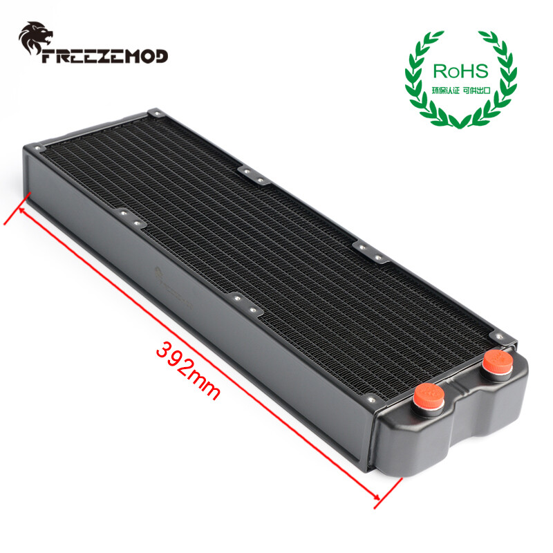 FreezeMod G1/4" 360mm Aluminum Radiator PC Computer Water Cooling 45mm Thick