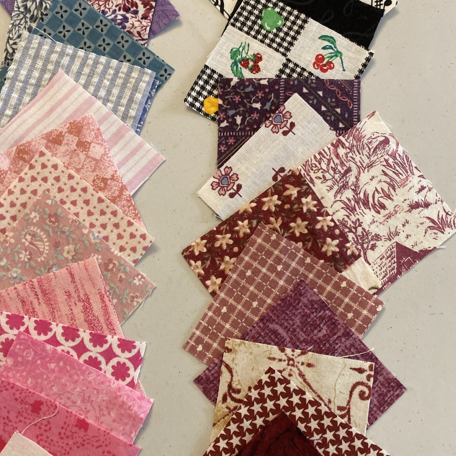 150 2.5 INCH (2.5” X 2.5”) QUILT SQUARES - Cotton Fabric Crafts Sew