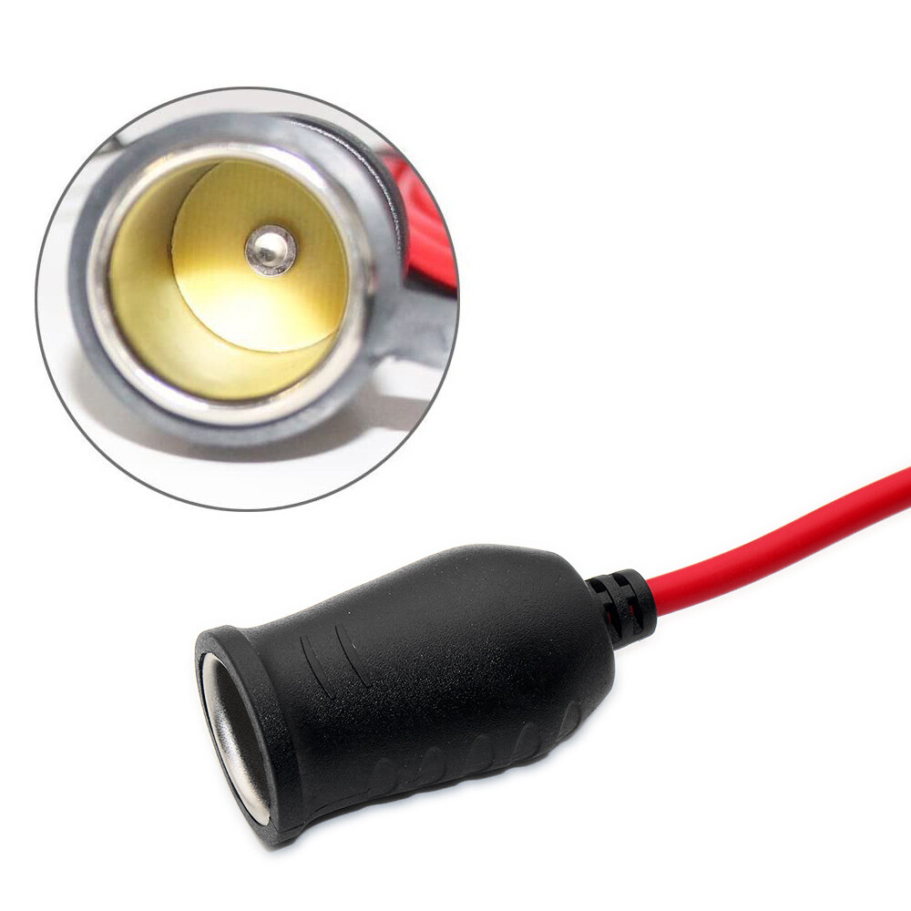 12V Cigarette Lighter Extension Cord Cable 12 FT Heavy Duty DC Power Socket Plug