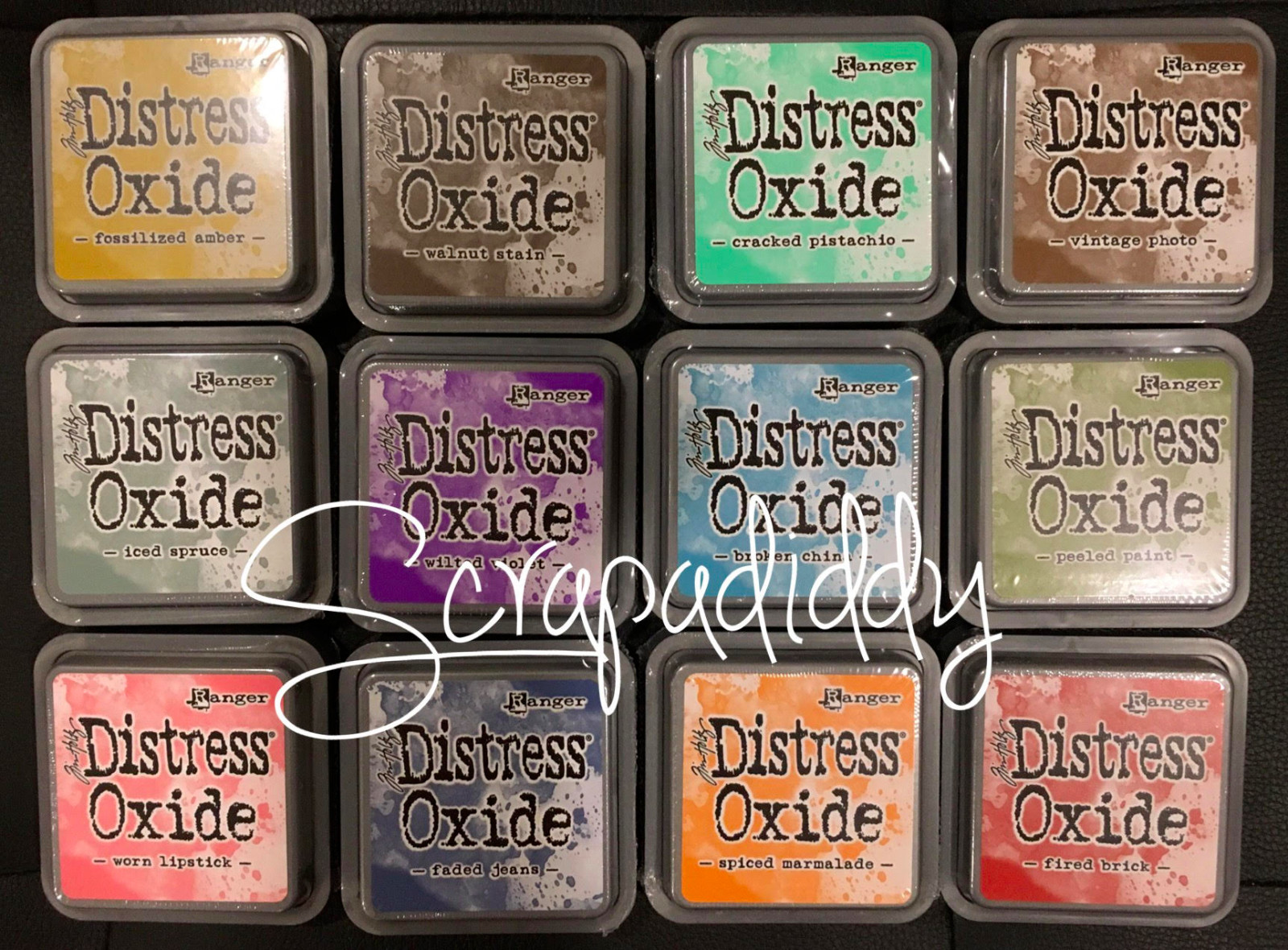 Ranger Tim Holtz DISTRESS OXIDE Ink Pads- Set Bundle of ALL 12 Colors (IN STOCK)