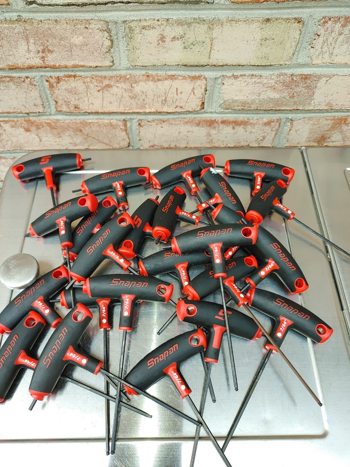 Snap-on Tools 7/64" SAE Soft Grip T-Shaped Combo Ball Hex Wrench AWBSG07