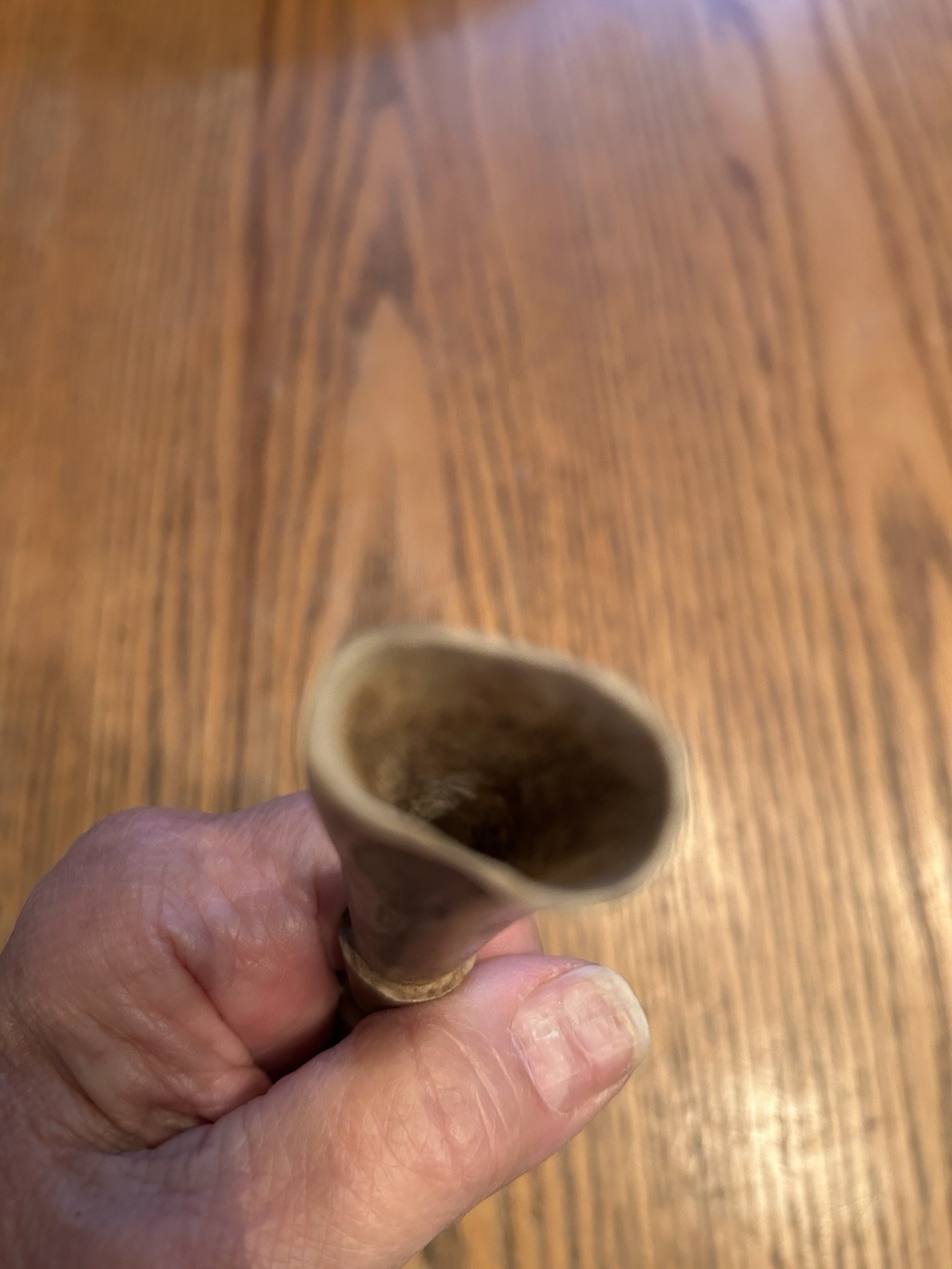 rare Inuit Pendant Signed “C” Unusual Carving 6” Alaska Art