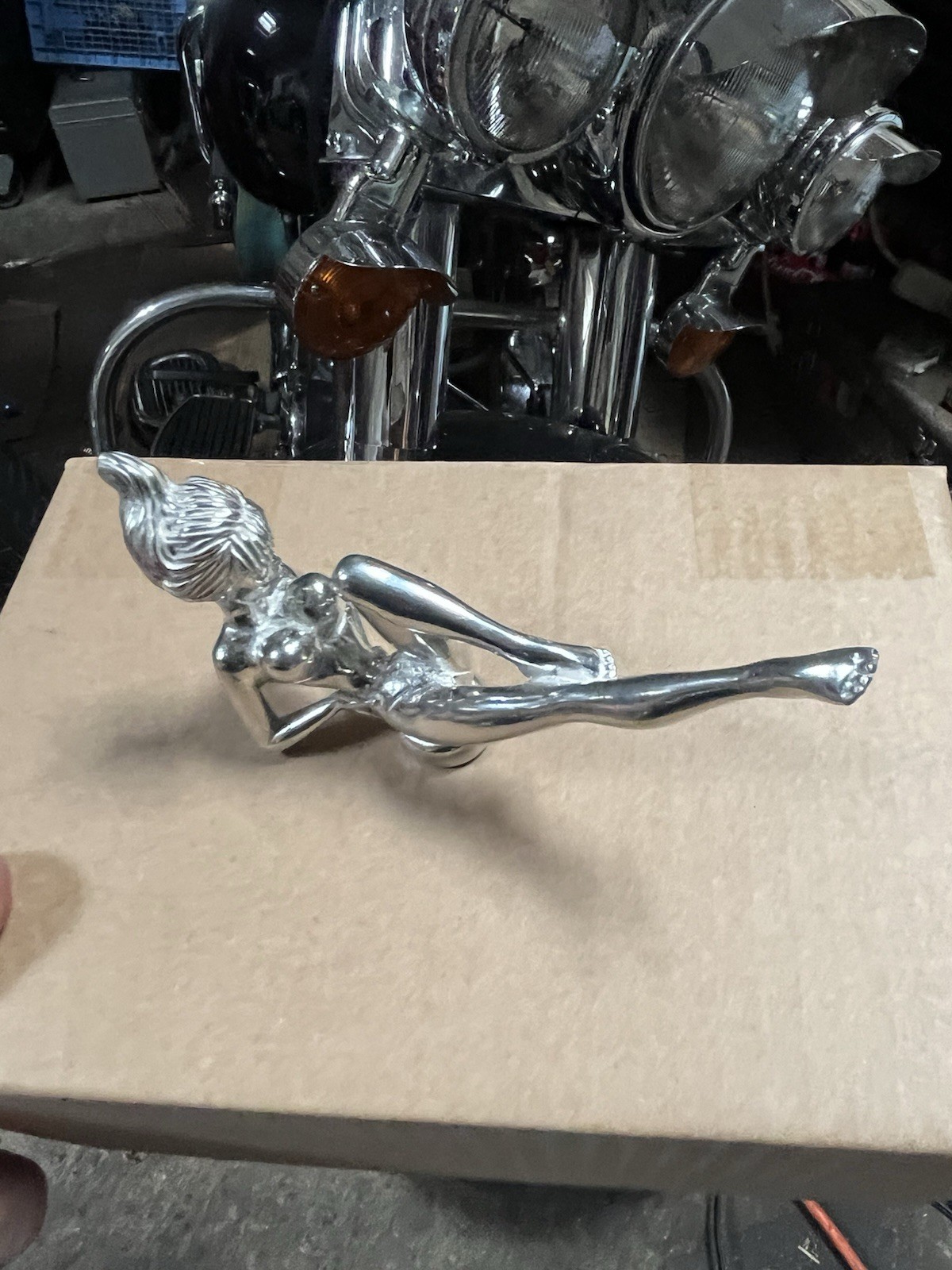 rare sexy Girl Stripper Great For ratrod car hood ornament ￼ motorcycle fender