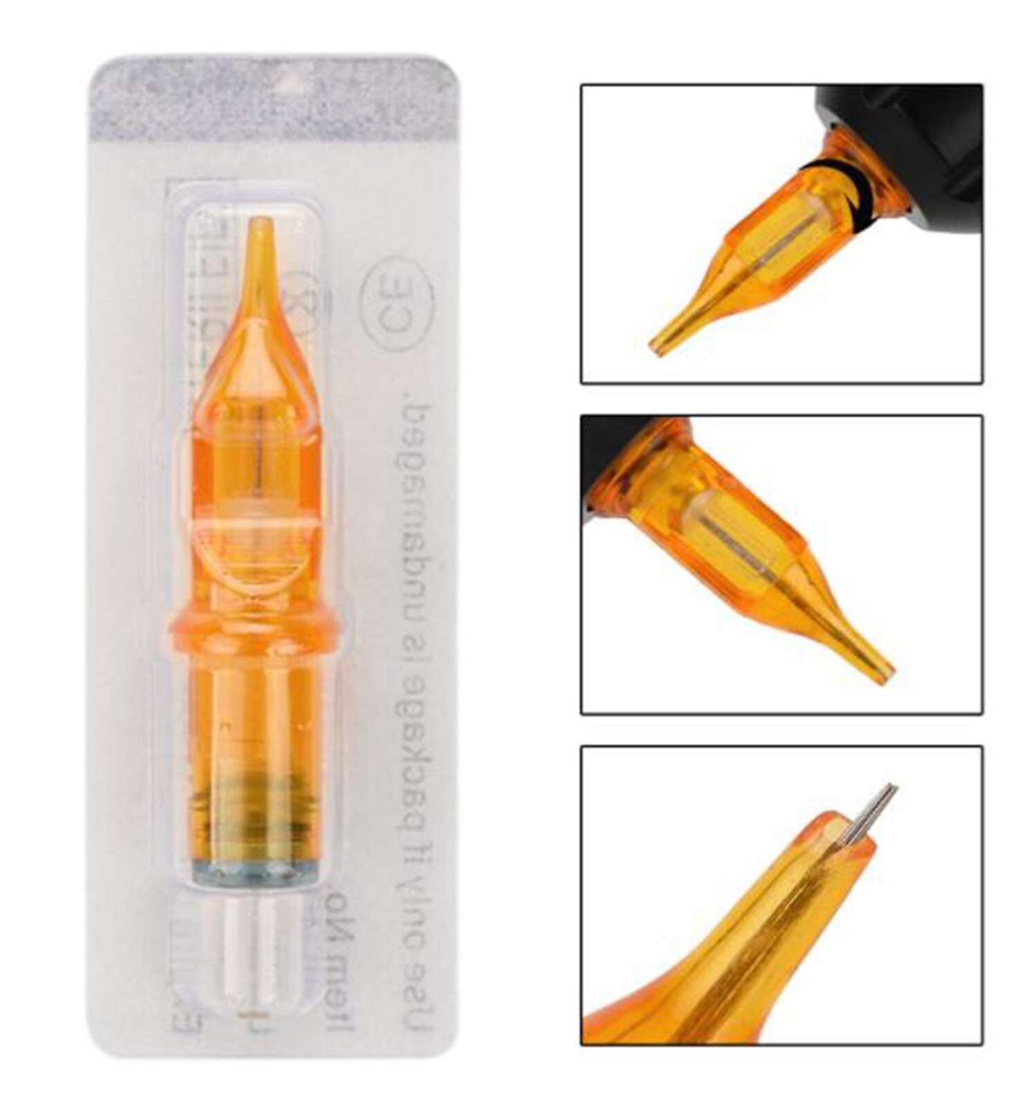 100pcs U-Pick Sterile Disposable Tattoo Needle Cartridge RL,RS,M1,RM 25+ sizes