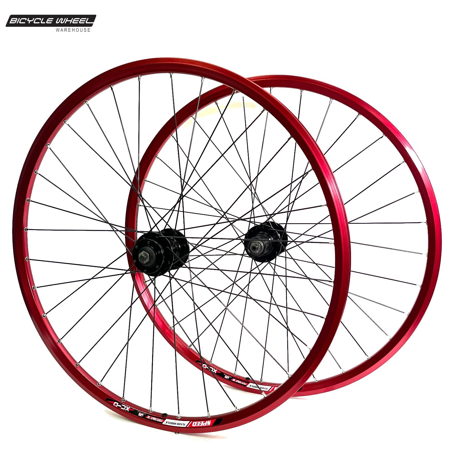 Speed Tuned XC-D 26" 6-bolt Disc Brake Quick Release Bicycle Wheel Set