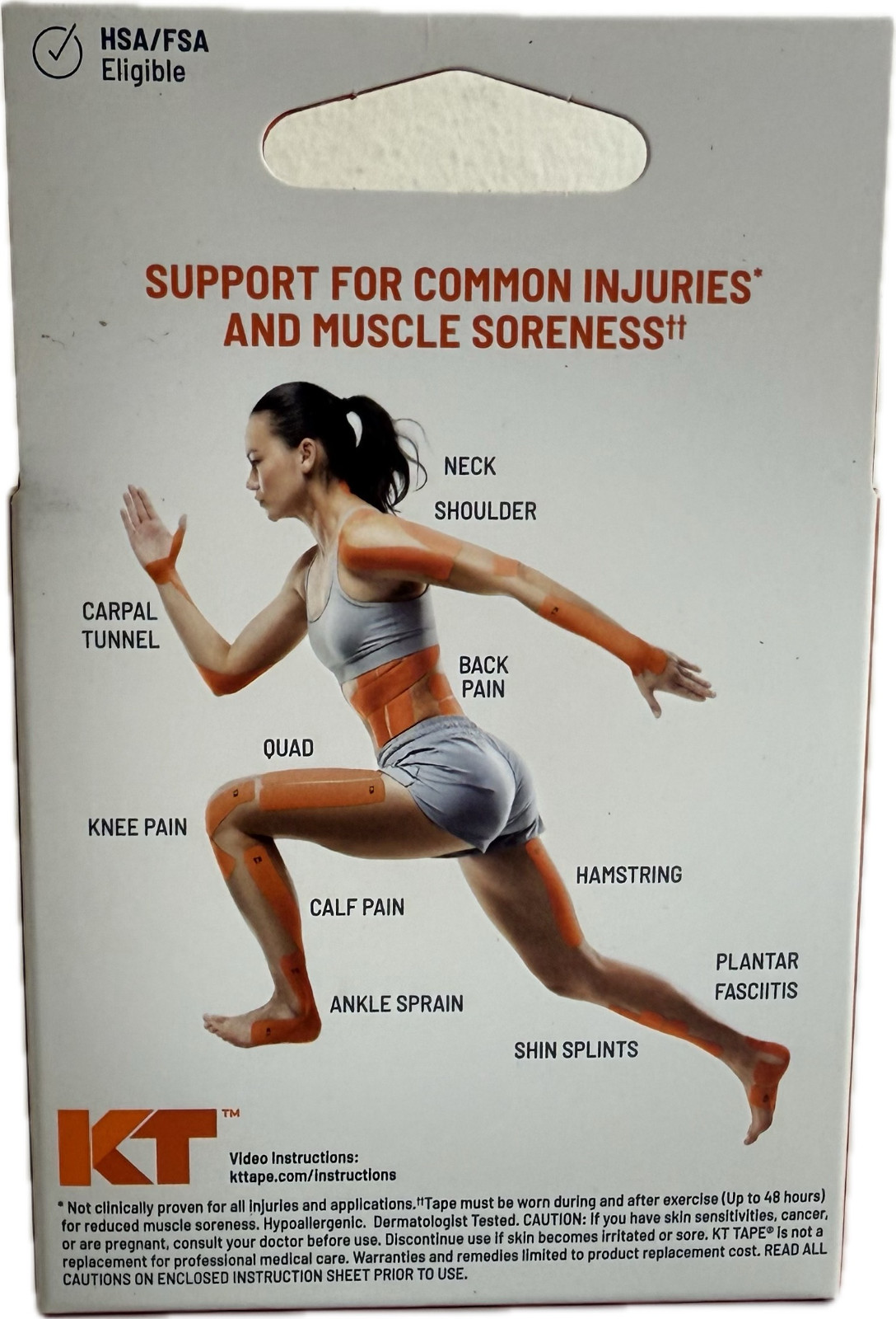 4 Pk KT Tape Pro Extreme 20 Strip 10" Precut Stealth Beige (New in Box)