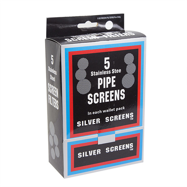 500 Pipe Filters 20mm Silver Screens Stainless Steel Pipe Screens 3/4 (Full Box)