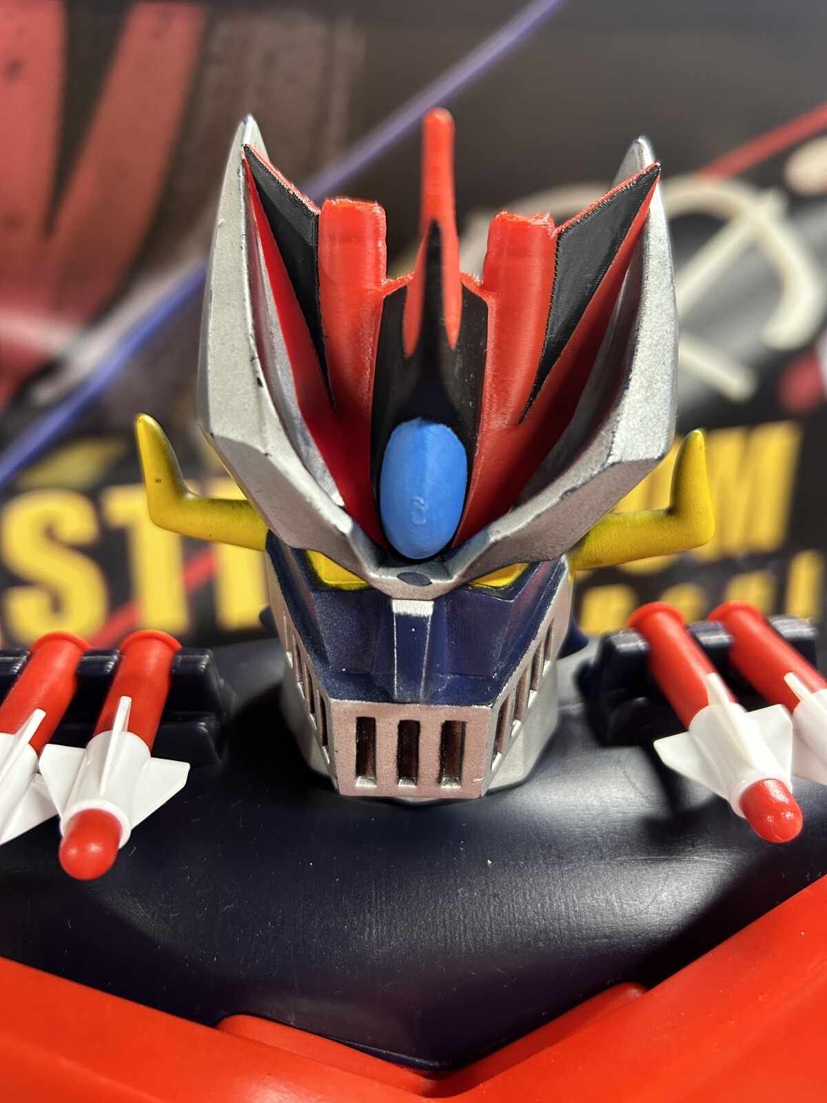 SHOGUN WARRIOR Condor Brain Head Ship 3D -  Great Mazinger -  Jumbo Machinder