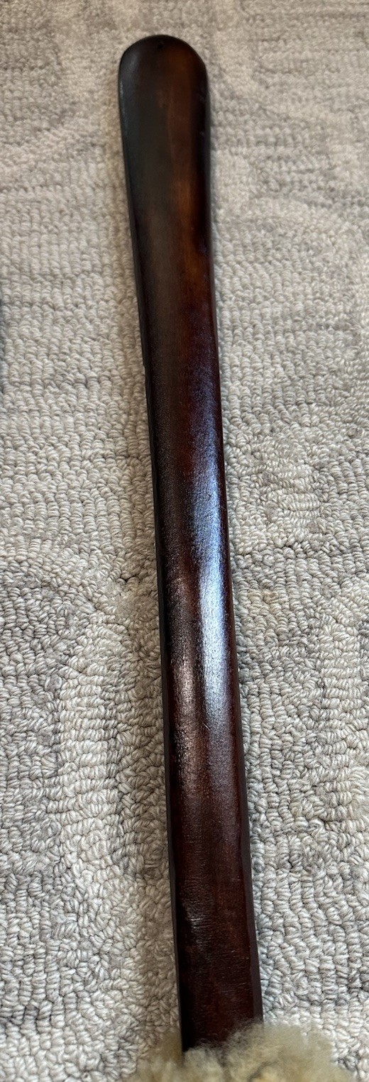 Wahaika Maori Patu New Zealand 15.5” & 27.75” Hand Carved Abalone Inlaid Weapons