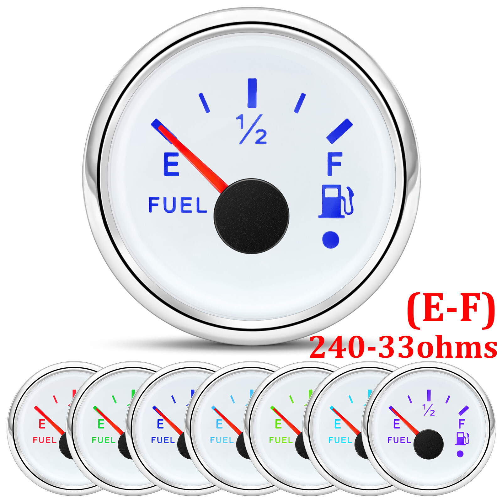 125mm-350mm Marine Boat Fuel Sending Unit Tank Level Sender Sensor 240-33ohms US