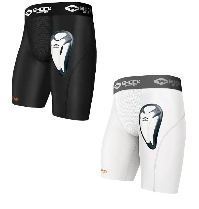 Shock Doctor YOUTH Core Compression Short w/Bio-Flex Cup - New