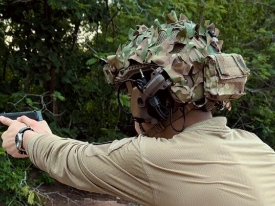 3D Netting Multicam Helmet Scrim Cover With Adjustable Cord RipStop Lasercut